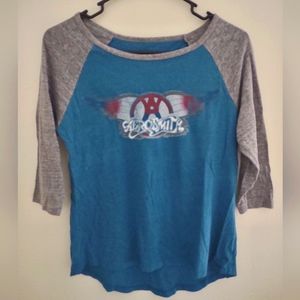Aerosmith half-sleeve shirt